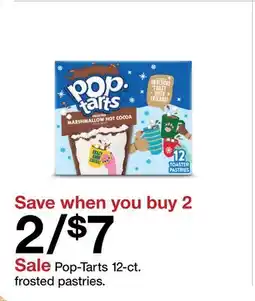 Target Pop-Tarts 12-ct. frosted pastries offer