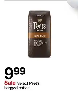 Target Select Peet's bagged coffee offer