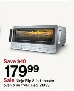 Target Ninja Flip 8-in-1 toaster oven & air fryer offer
