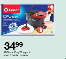 Target O-Cedar EasyWring spin mop & bucket system offer