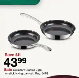 Target Cuisinart Classic 2-pc. nonstick frying pan set offer