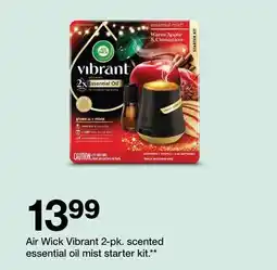 Target Air Wick Vibrant 2-pk. scented essential oil mist starter kit offer