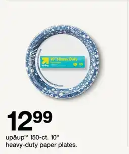 Target up & up 150-ct. 10 heavy-duty paper plates offer