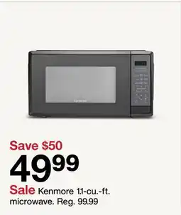 Target Kenmore 1.1-cu.-ft. microwave offer