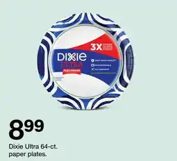 Target Dixie Ultra 64 - ct. paper plates offer