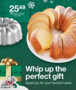 Target Nordic Ware Bundt 12-cup cake baking pan offer