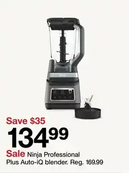 Target Ninja Professional Plus Auto-iQ blender offer