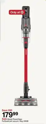 Target Bissell PowerClean FurGuard pet vacuum offer