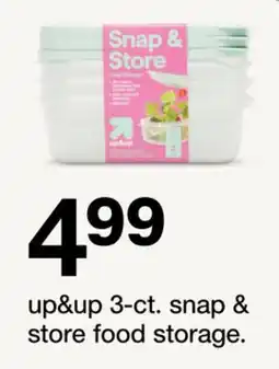 Target up & up 3. snap & store food storage offer
