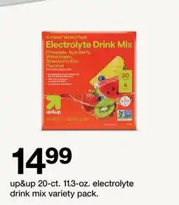 Target up & up 20-ct. 11.3-oz. electrolyte drink mix variety pack offer