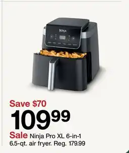 Target Ninja Pro XL 6-in-1 6.5-qt. air fryer offer