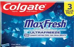 Target Colgate Max Fresh 3-pk. toothpaste offer