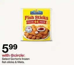 Target Select Gorton's frozen fish sticks & fillets offer