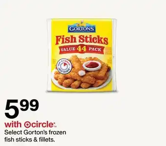 Target Select Gorton's frozen fish sticks & fillets offer