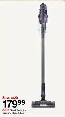 Target Shark Pet stick vacuum offer
