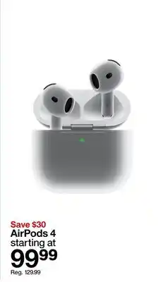 Target AirPods 4 offer