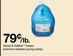 Target Good & Gather frozen premium basted young turkey offer