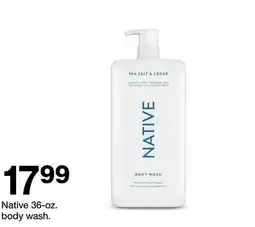 Target Native 36-oz. body wash offer