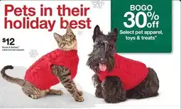 Target Boots & Barkley cable knit pet sweater offer