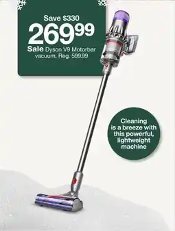 Target Dyson V9 Motorbar vacuum offer