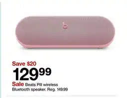 Target Beats Pill Wireless Bluetooth Speaker offer