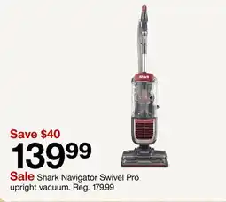 Target Shark Navigator Swivel Pro upright vacuum offer