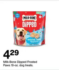 Target Milk-Bone Dipped Frosted Paws 10-oz. dog treats offer