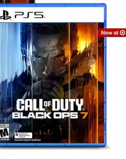 Target CALL OF DUTY BLACK OPS 7 PS5 offer