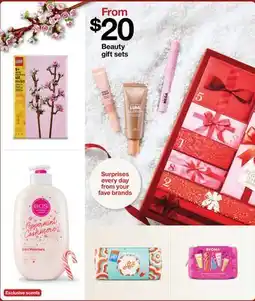 Target Beauty gift sets offer