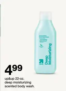 Target Up & up 22-oz deep moisturizing body wash offer