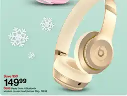 Target Beats Solo 4 Bluetooth wireless on-ear headphones offer