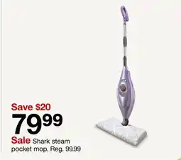 Target Shark steam pocket mop offer