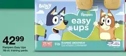 Target Pampers Easy Ups 116-ct. training pants offer