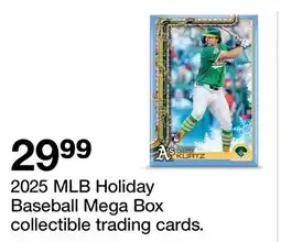 Target 2025 MLB Holiday Baseball Mega Box Collectible trading cards offer