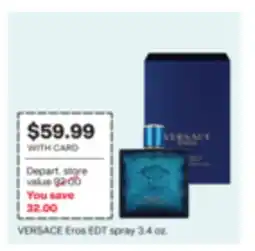CVS VERSACE Eros EDT spray offer