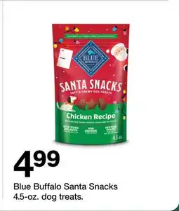 Target Blue Buffalo Santa Snacks offer