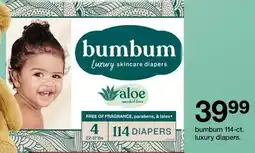 Target bumbum 114-ct. luxury diapers offer