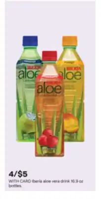 CVS Iberia aloe vera drink offer