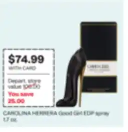 CVS CAROLINA HERRERA Good Girl EDP spray offer