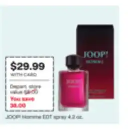 CVS JOOP! Homme EDT spray offer