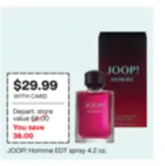 CVS JOOP! Homme EDT spray offer