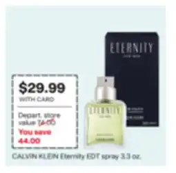 CVS CALVIN KLEIN Eternity EDT spray offer
