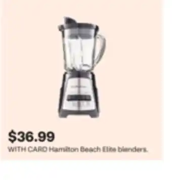 CVS Hamilton Beach Elite blenders offer