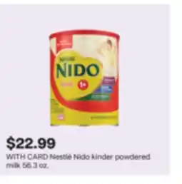 CVS Nestlé Nido kinder powdered milk offer