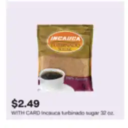 CVS Incauca turbinado sugar offer