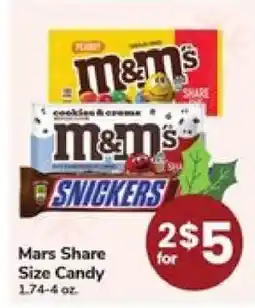Safeway Mars Share Size Candy offer