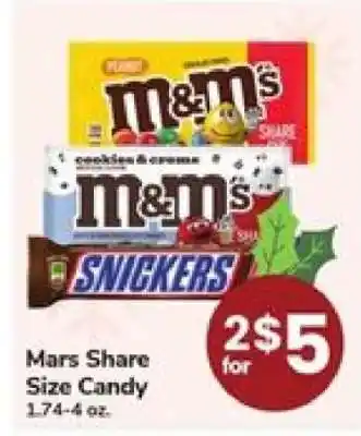 Mars Share Size Candy