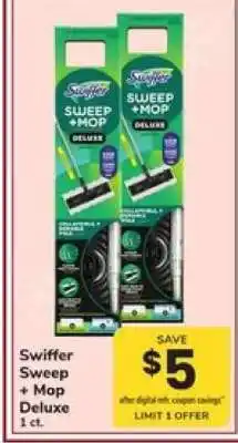 Safeway Swiffer Sweep + Mop Deluxe offer