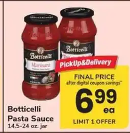 Safeway Botticelli Pasta Sauce offer