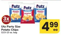 Safeway Utz Party Size Potato Chips offer